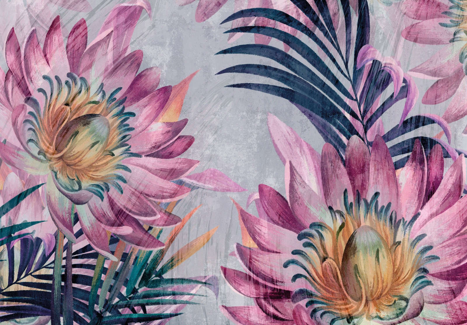 Флис Фототапет FLOWERS 